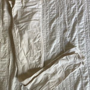 White Hollister skinny jeans